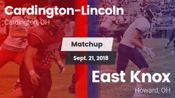 Matchup: Cardington-Lincoln vs. East Knox  2018
