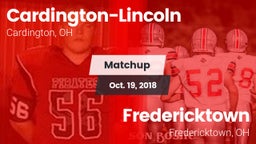 Matchup: Cardington-Lincoln vs. Fredericktown  2018
