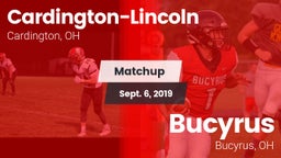 Matchup: Cardington-Lincoln vs. Bucyrus  2019
