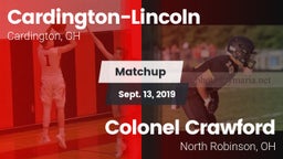 Matchup: Cardington-Lincoln vs. Colonel Crawford  2019