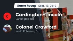 Recap: Cardington-Lincoln  vs. Colonel Crawford  2019