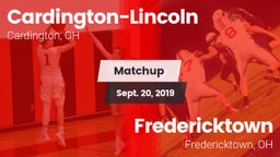 Matchup: Cardington-Lincoln vs. Fredericktown  2019
