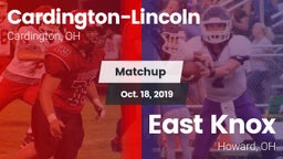 Matchup: Cardington-Lincoln vs. East Knox  2019
