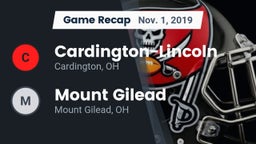 Recap: Cardington-Lincoln  vs. Mount Gilead  2019