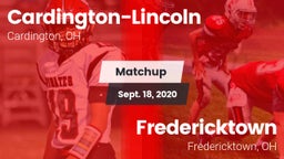 Matchup: Cardington-Lincoln vs. Fredericktown  2020