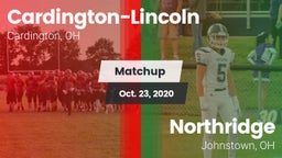Matchup: Cardington-Lincoln vs. Northridge  2020