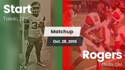 Matchup: Start vs. Rogers  2016