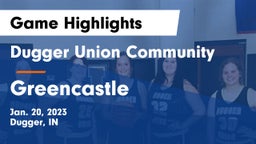 Dugger Union Community   vs Greencastle  Game Highlights - Jan. 20, 2023