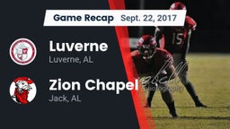 Recap: Luverne  vs. Zion Chapel  2017