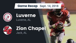 Recap: Luverne  vs. Zion Chapel  2018