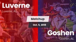 Matchup: Luverne vs. Goshen  2018
