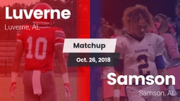 Matchup: Luverne vs. Samson  2018