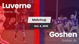 Matchup: Luverne vs. Goshen  2019