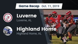 Recap: Luverne  vs. Highland Home  2019