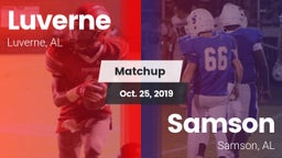Matchup: Luverne vs. Samson  2019