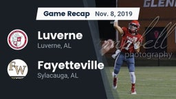 Recap: Luverne  vs. Fayetteville  2019