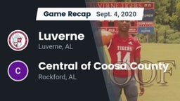 Recap: Luverne  vs. Central of Coosa County  2020