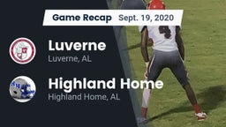 Recap: Luverne  vs. Highland Home  2020