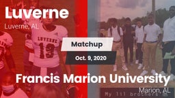 Matchup: Luverne vs. Francis Marion University 2020