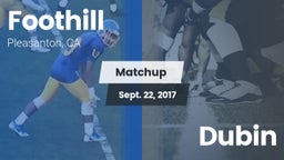 Matchup: Foothill vs. Dubin 2017