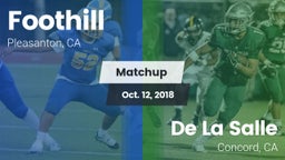 Matchup: Foothill vs. De La Salle  2018