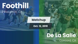 Matchup: Foothill vs. De La Salle  2018