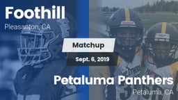 Matchup: Foothill vs. Petaluma Panthers 2019