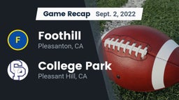 Recap: Foothill  vs. College Park  2022