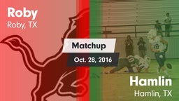 Matchup: Roby vs. Hamlin  2016