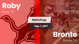 Matchup: Roby vs. Bronte  2017