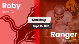Matchup: Roby vs. Ranger  2017