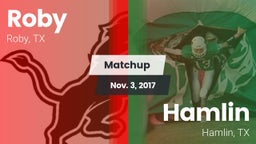 Matchup: Roby vs. Hamlin  2017