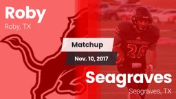 Matchup: Roby vs. Seagraves  2017