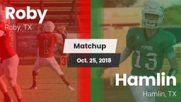 Matchup: Roby vs. Hamlin  2018