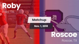 Matchup: Roby vs. Roscoe  2018