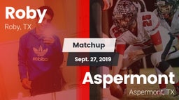 Matchup: Roby vs. Aspermont  2019