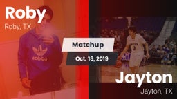 Matchup: Roby vs. Jayton  2019