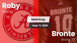 Matchup: Roby vs. Bronte  2020