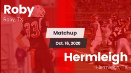 Matchup: Roby vs. Hermleigh  2020
