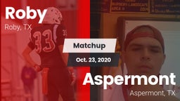 Matchup: Roby vs. Aspermont  2020