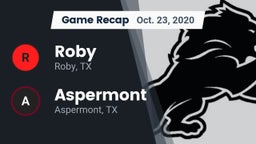 Recap: Roby  vs. Aspermont  2020