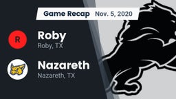 Recap: Roby  vs. Nazareth  2020