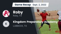 Recap: Roby  vs. Kingdom Preparatory Academy 2022