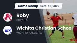 Recap: Roby  vs. Wichita Christian School  2022