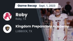 Recap: Roby  vs. Kingdom Preparatory Academy 2023