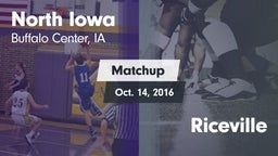 Matchup: North Iowa vs. Riceville 2016