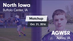 Matchup: North Iowa vs. AGWSR  2016