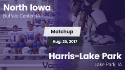 Matchup: North Iowa vs. Harris-Lake Park  2017