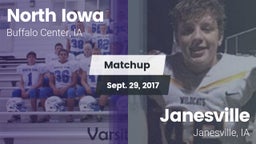 Matchup: North Iowa vs. Janesville  2017