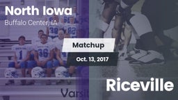 Matchup: North Iowa vs. Riceville 2017
